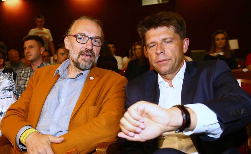 Mateusz Kijowski i Ryszard Petru