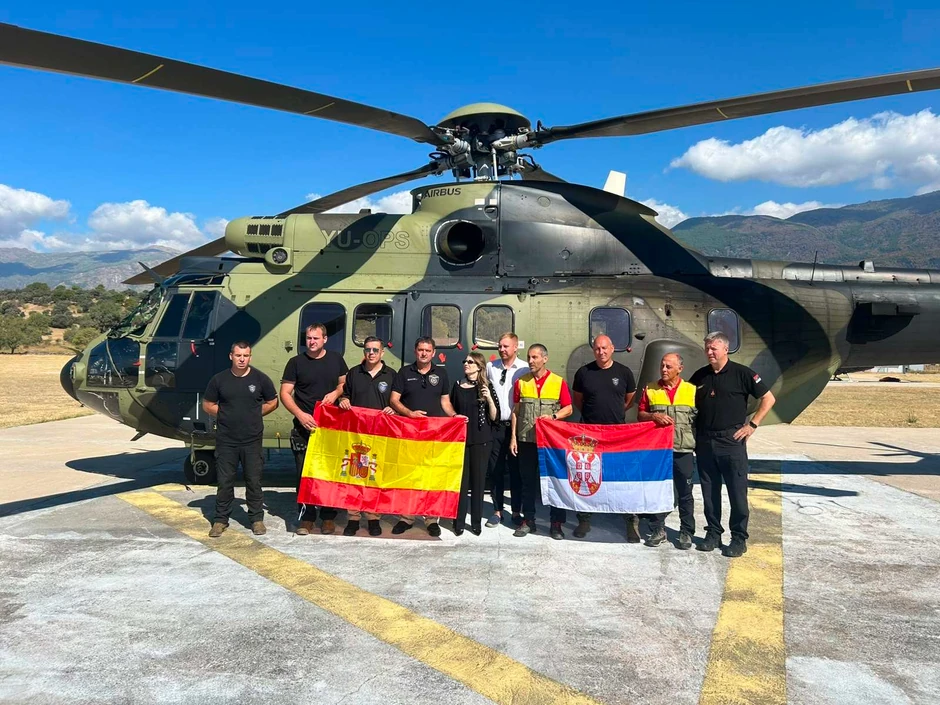 Naši piloti u Španiji 