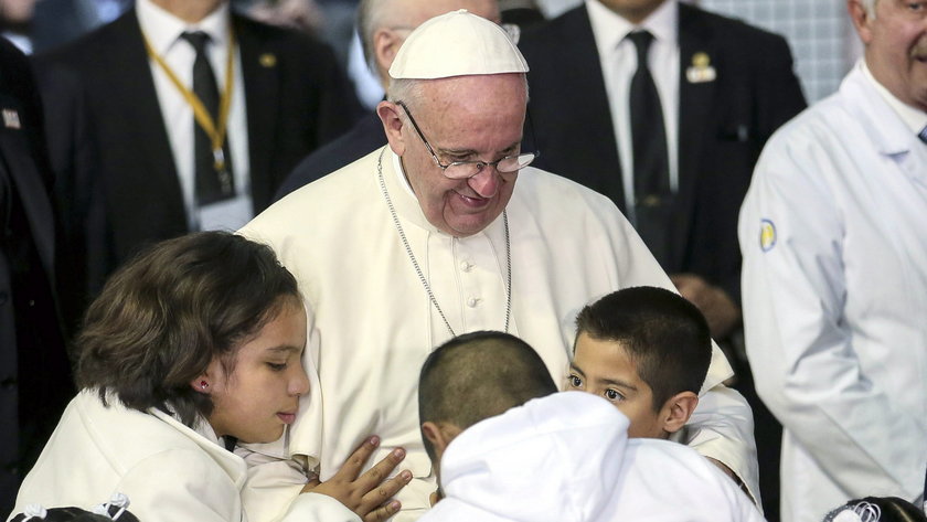  Papież Franciszek w szpitalu w Meksyky