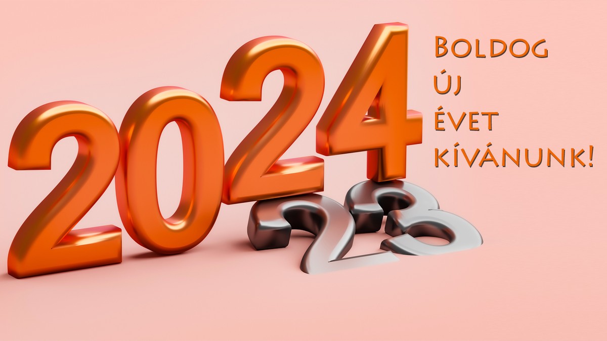 Boldog új évet kívánunk mindenkinek! Kiskegyed
