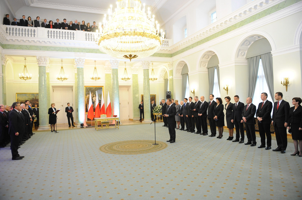 WARSZAWA PREZYDENT NOWY RZĄD POWOŁANIE ZAPRZYSIĘŻENIE