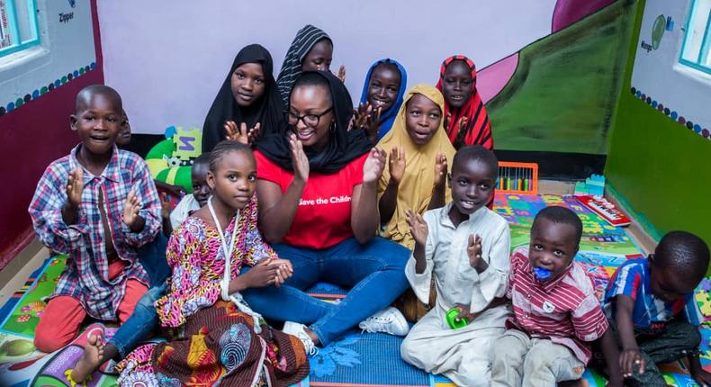DJ Cuppy visits Maiduguri, seeks improved welfare and education for children [Save the Children]