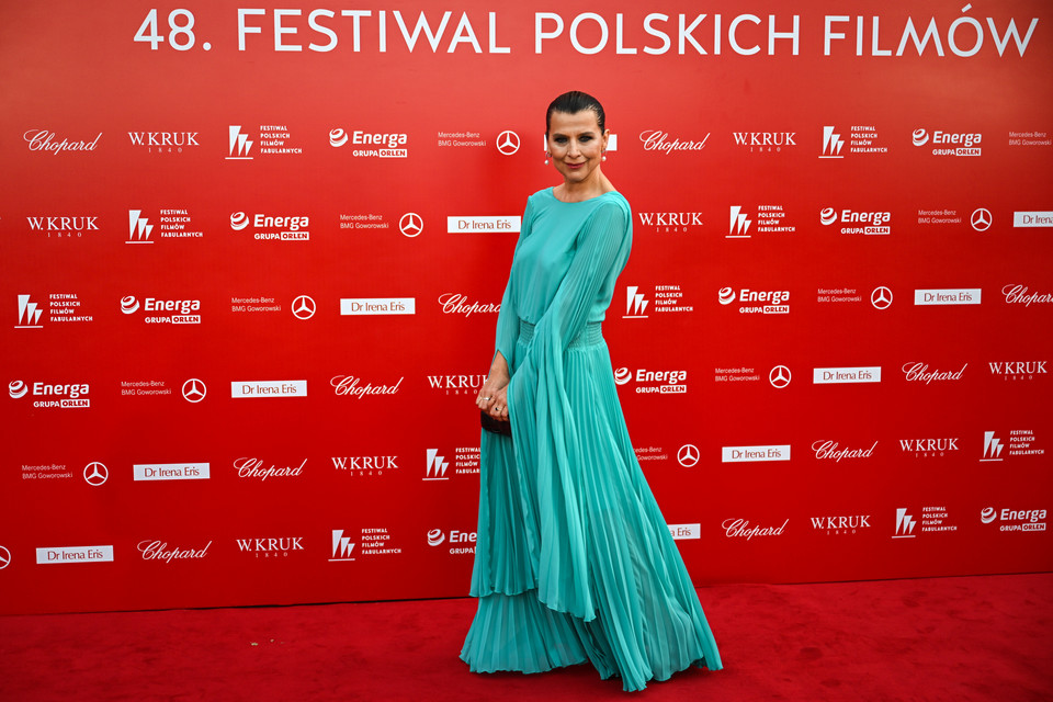 Katarzyna Herman na gali zakończenia 48. Festiwalu Polskich Filmów Fabularnych w Gdyni