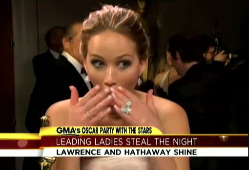 Jennifer Lawrence: królowa wpadek
