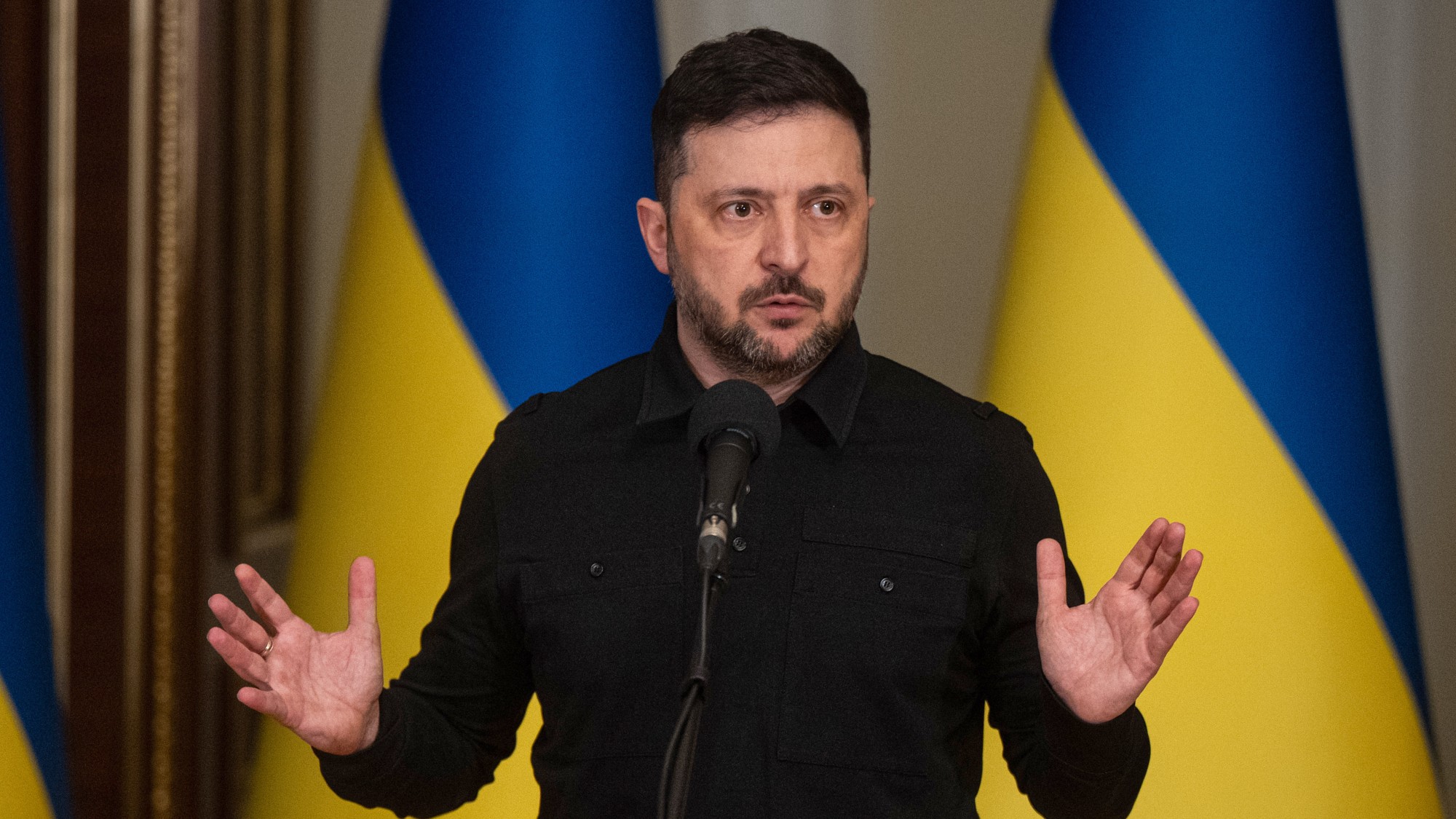 Ukrajinský prezident Volodymyr Zelenskyj.