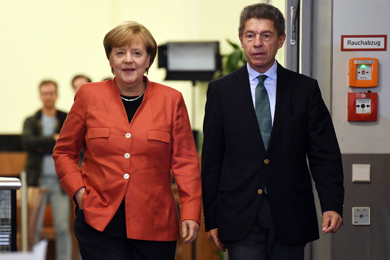 Angela Merkel z mężem