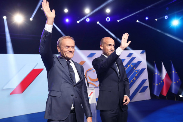 Donald Tusk i Borys Budka