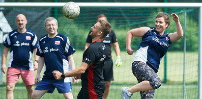 Siatkarze okiwali dziennikarzy. W Spale grają nie tylko w siatkę