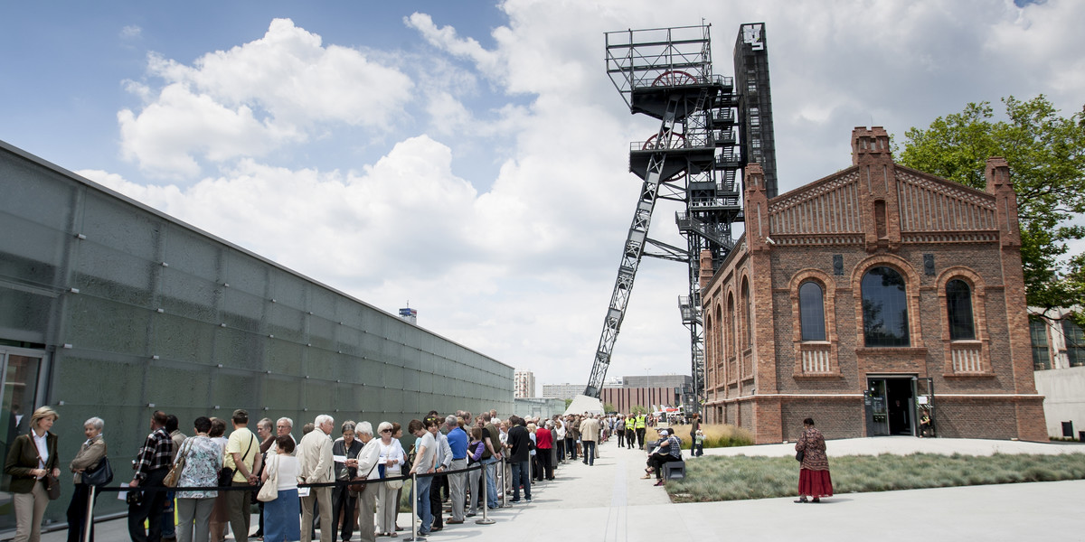 Modernizacja wieży wyciągowej na terenie Muzeum Śląskiego