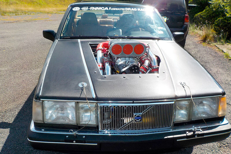 Dragster na bazie Volvo 960 z 1992 r.