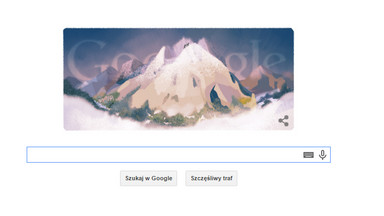 Google Doodle - rocznica zdobycia Mont Blanc