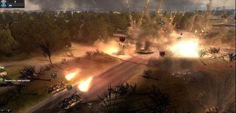 Screen z gry "World in Conflict: Soviet Assault"