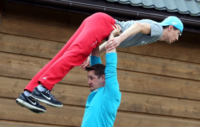 Kadra polskich skoczków narciarskich trenuje w Zakopanem