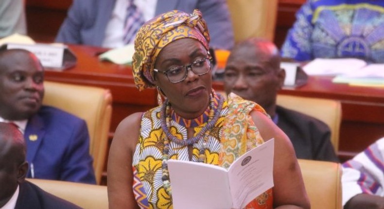 Ursula Owusu-Ekuful, Minister of Communications and Digitalization.