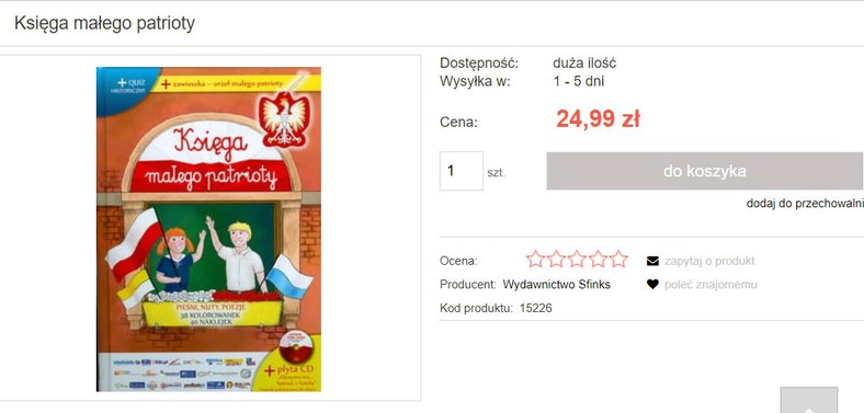 "Księga małego patrioty" w ofercie Splendoru24