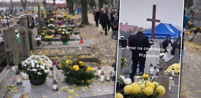 Ludzie płakali ze śmiechu na cmentarzu. Co się wydarzyło w Psarach? [NAGRANIE]