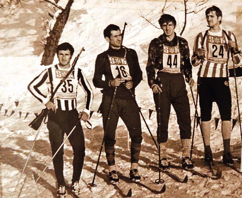 Prvi srpski takmičari u nordijskom skijanju