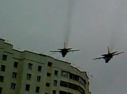 O włos od jatki. Samoloty leciały na bloki