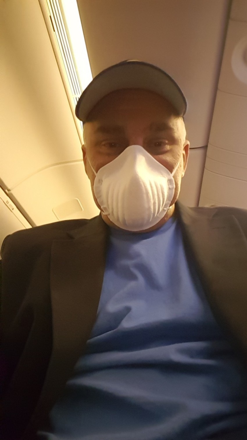 Zoran Ristanović na aerodromu u Budimpešti