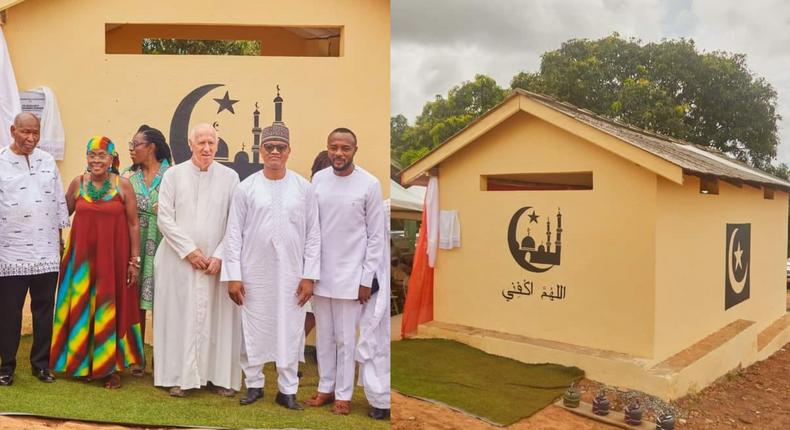 Father Campbell builds mosque at Weija Leprosarium for Muslim lepers to mark 77th birthday