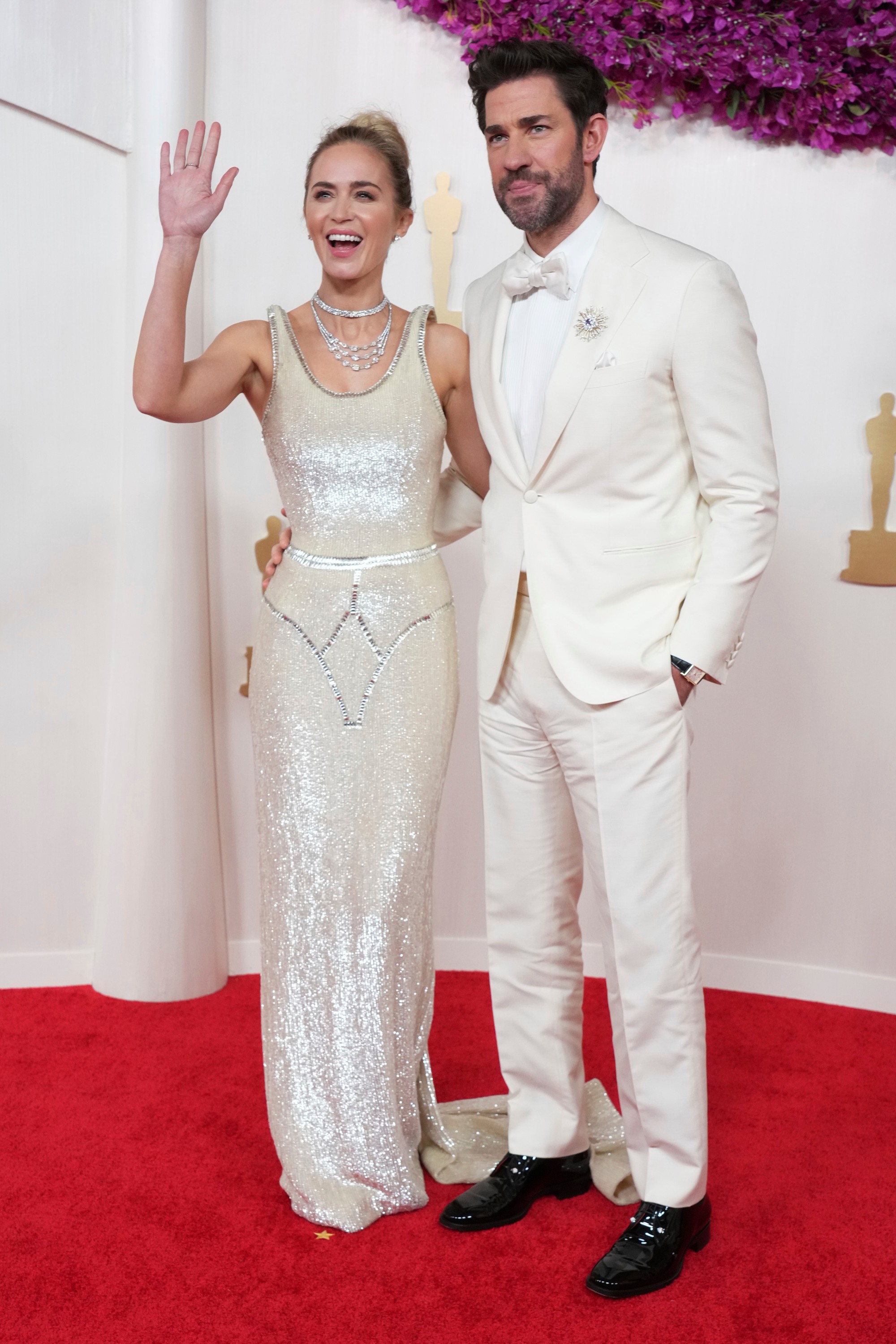 96. ročník udeľovania Oscarov - Emily Blunt, John Krasinski.