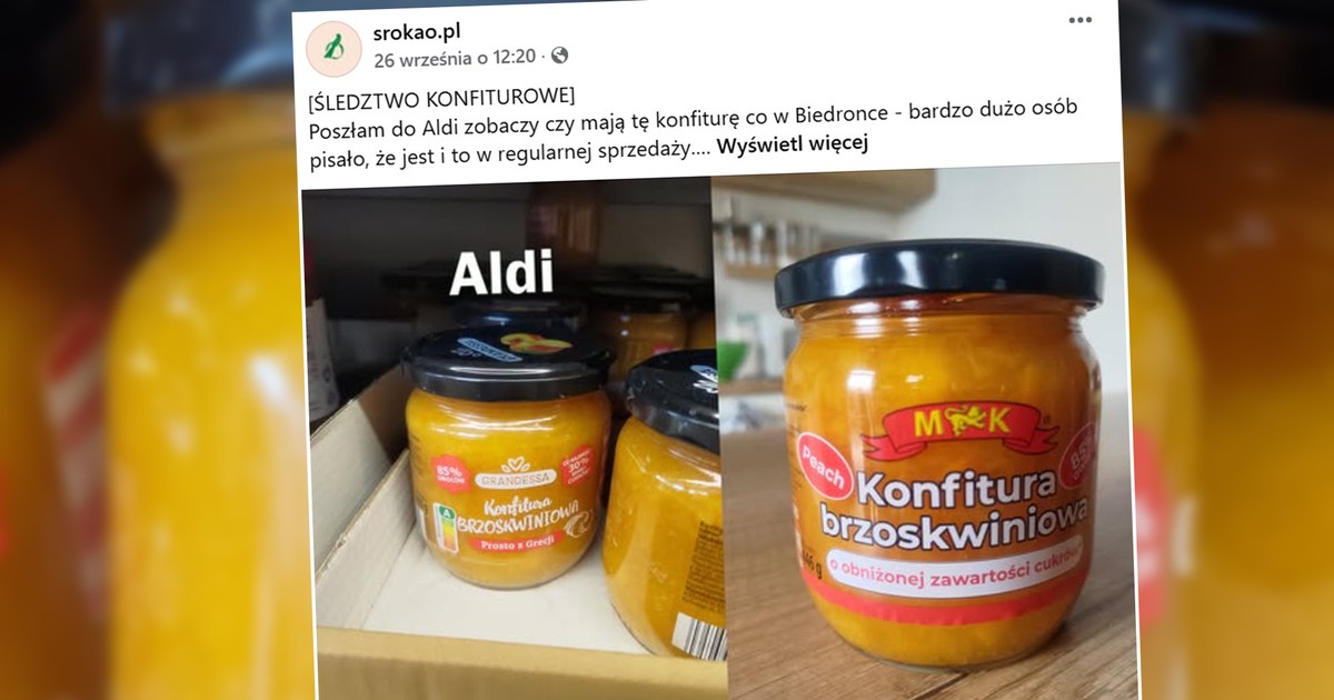 Porównała dwie te same konfitury w różnych sklepach i zdębiała. Tak tłumaczy się producent