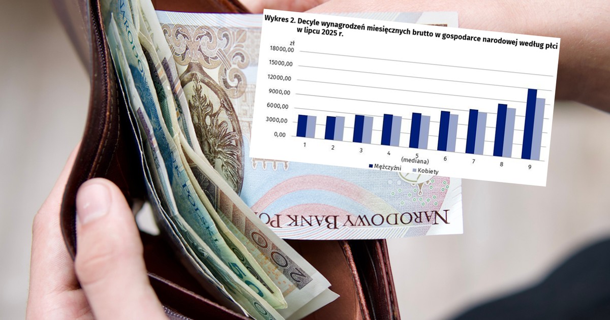 Połowa Polaków zarabia nie więcej niż ta kwota. Nowy raport płacowy z GUS