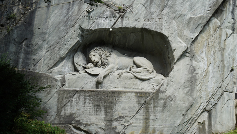 Lew symbol Lucerny
