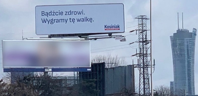 Bilbord wykupiony przez sztab Władysława Kosiniaka-Kamysza