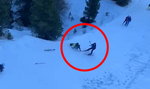 Dramat na stoku. Młody snowboardzista staranował narciarzy i uciekł. Zatrzymała go policja