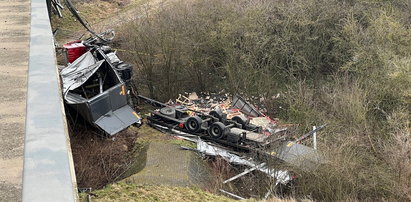 Koszmarny błąd kierowcy polskiej ciężarówki w Niemczech. Nie miał szans tego przeżyć