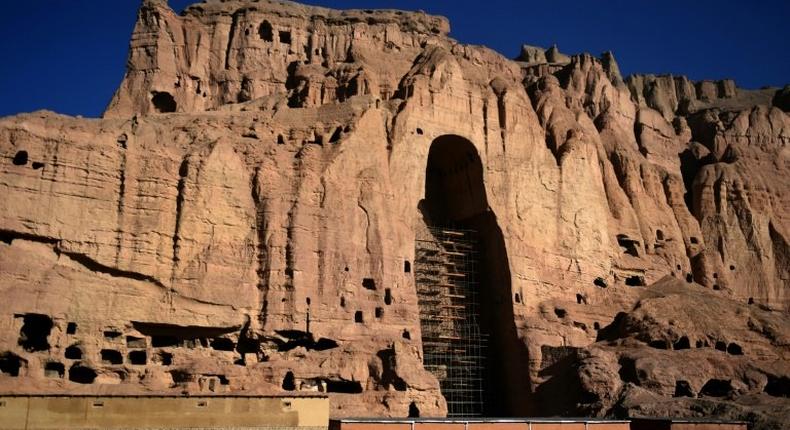 Two monumental ancient statues of Buddha carved into the cliffs of Bamiyan in Afghanistan were pulverised by the Taliban in 2001