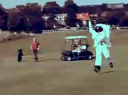 Golfiarze przegonili astronautę z Księżyca