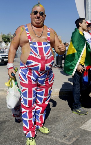 Angielscy kibice dali znać o sobie na mundialu w Brazylii