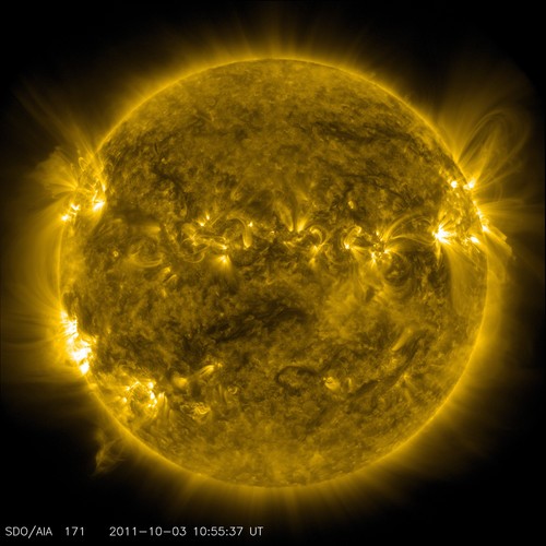 Wyjątkowo aktywne słońce