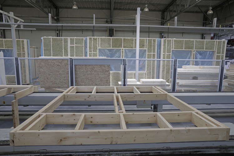 Otwarcie fabryki domów modułowych Unihousew Bielsku Podlaskim. 
<br><br>
fot. (nlat) PAP/Artur Reszko