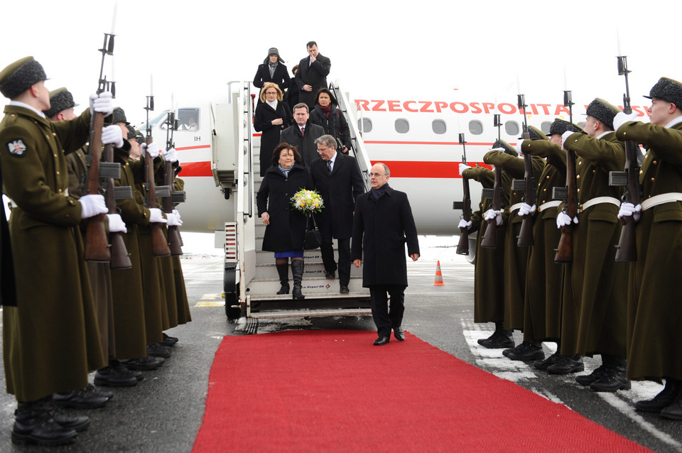 ESTONIA POLSKA PREZYDENT KOMOROWSKI WIZYTA