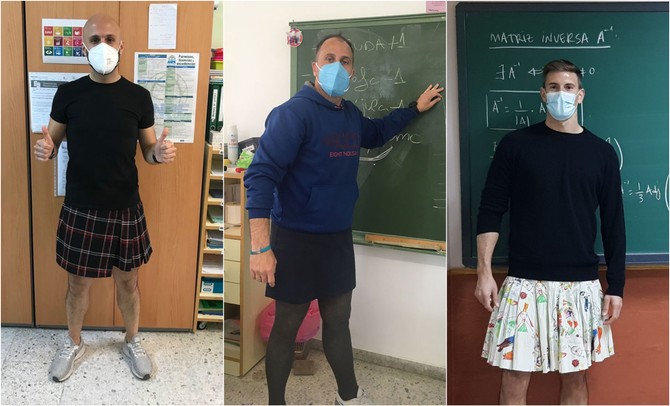 Protest profesora