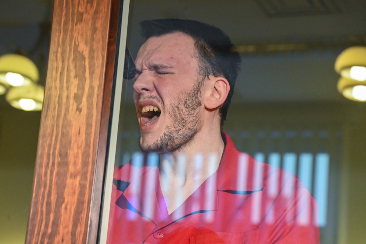 Oskarżony Stefan Wilmont na sali rozpraw Sądu Apelacyjnego w Gdańsku