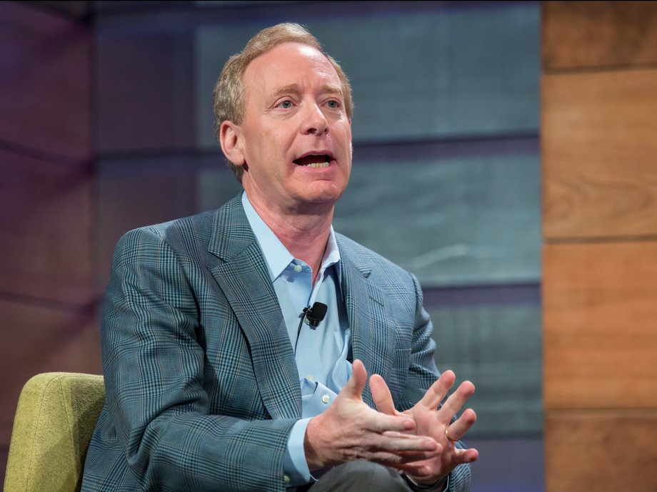 Microsoft's Brad Smith.