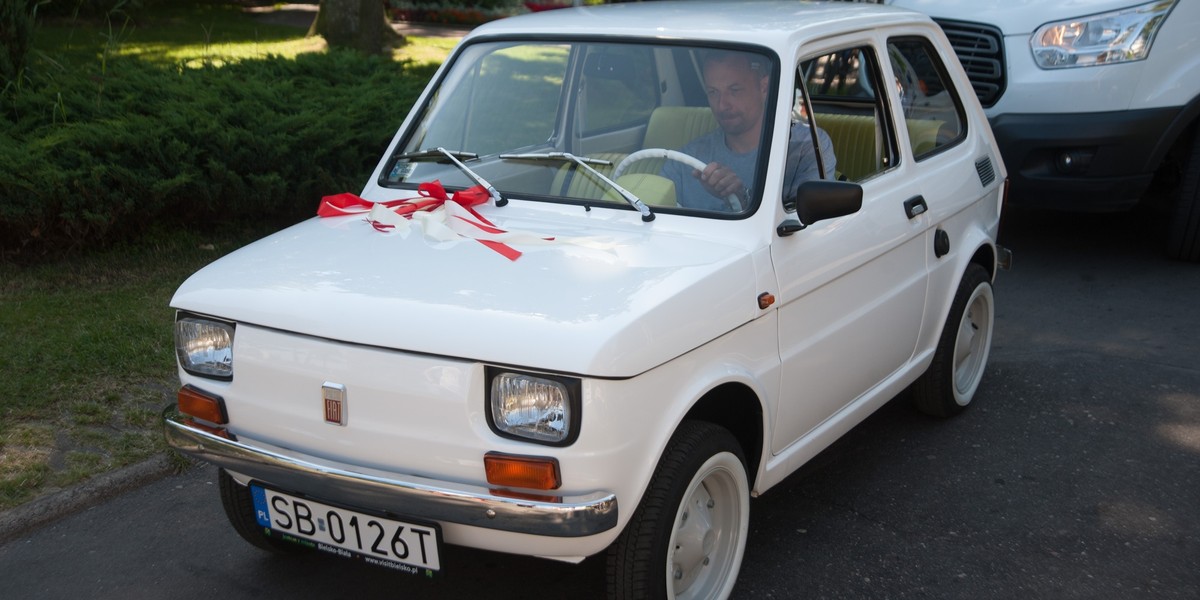 Legendarny Fiat 126P z Bielska Białej, który trafił do amerykanskiego aktora Toma Hanksa.