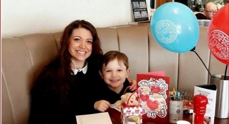 4-yr-old boy takes recently-divorced mum out on date on Valentine's day 