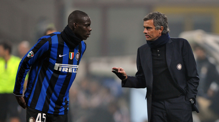 Mourinho az Internél hiába próbálkozott, nem tudta megnevelni Balotellit /Fotó: AFP