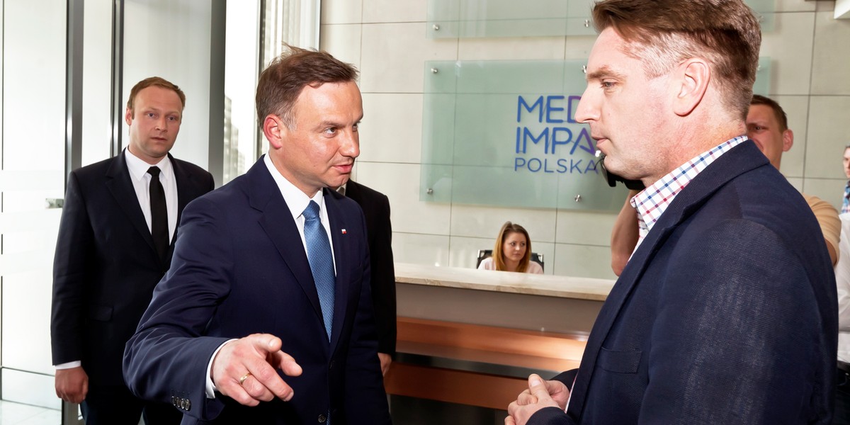 andrzej duda i tomasz lis