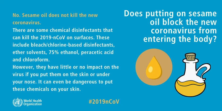 Da li susamovo ulje sprečava virus da uđe u telo?