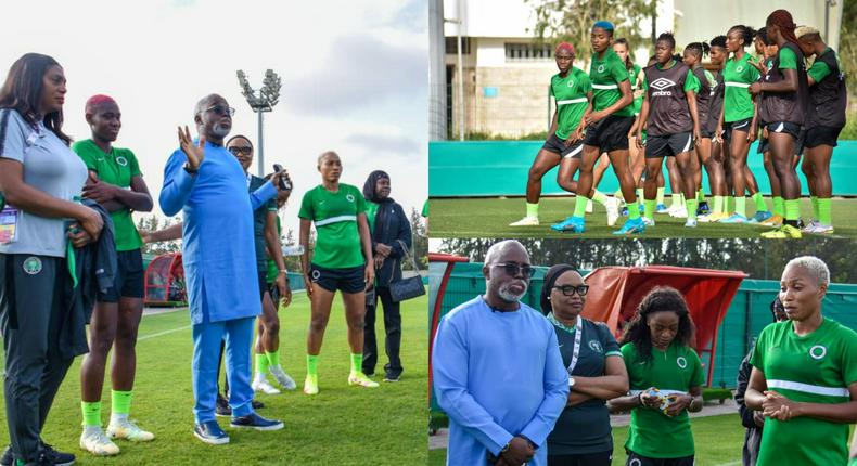 Super Falcons receive Pinnick's blessing to defeat South Africa