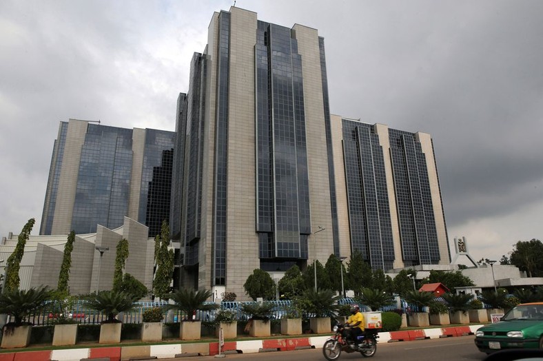 The headquarters of the Nigerian central bank stands in Abuja, Nigeria. 