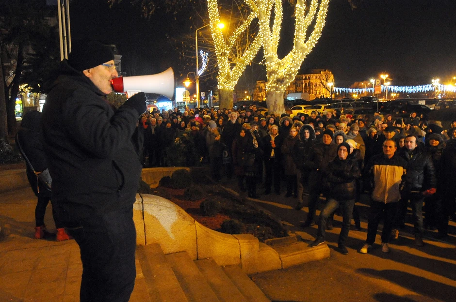 Jedini govornik u Nišu Dr Saša Živić 