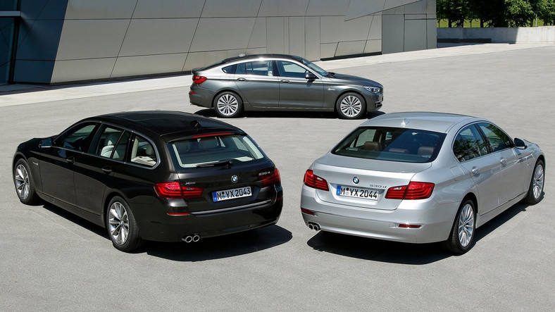 Rodzina BMW serii 5 F10 składa się z sedana i kombi, wersja GT ma pokrewną konstrukcję