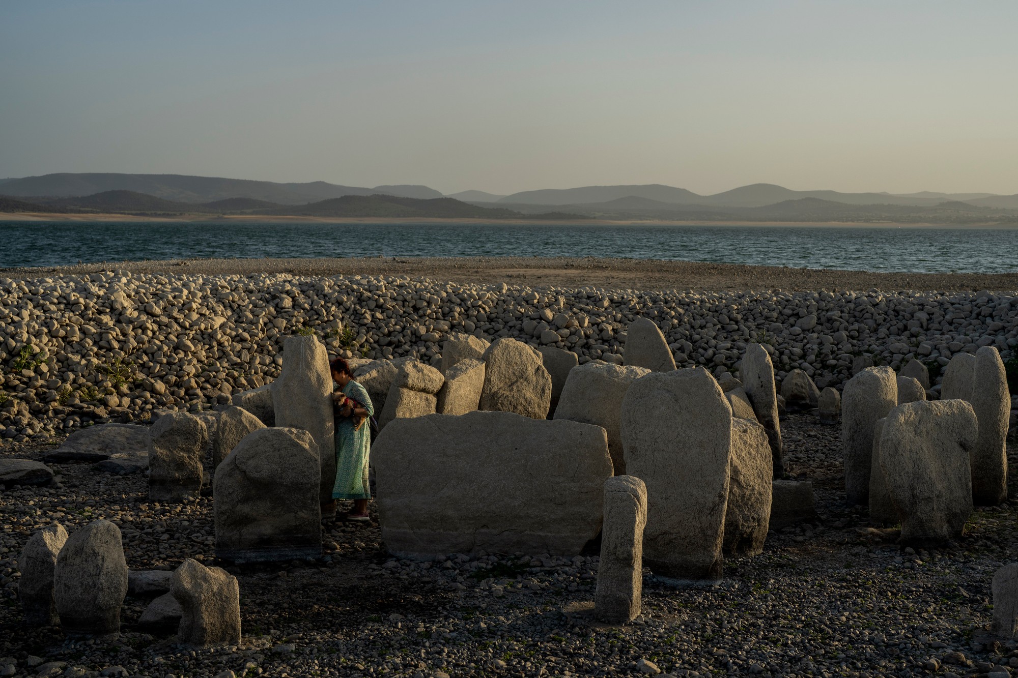 Pokles hladiny pre rekordné sucho znovu odkryl španielsky Stonehenge.